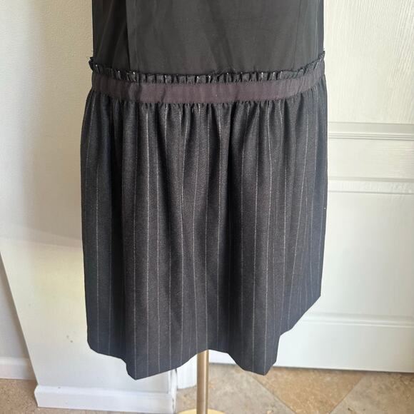 Theory Black Drop Waist Sleeveless Dress Sz12 - Picture 3 of 10